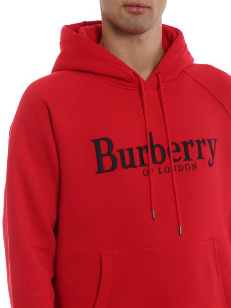 burberry red hoodie|burberry hoodie men sale.